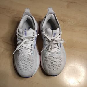 Brooks Glycerin 22  White and Blue Women's Sneakers Running Shoes Sz 8.